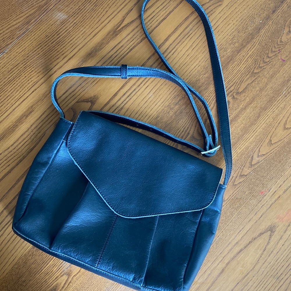 Daja Designs Black Leather Date Night Crossbody